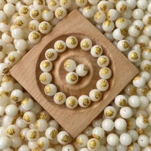 A08 11~12mm "Fu" Bodhi beads