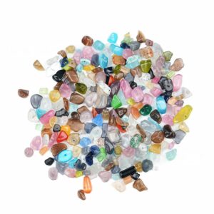 Irregular gravel beads