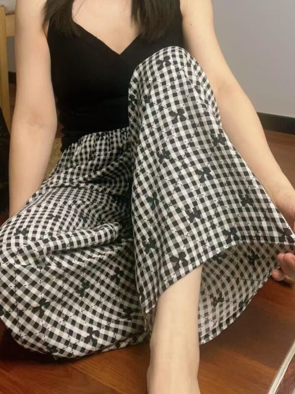 A01 2025 new cotton silk wide-leg pants, **the fabric is very comfortable**